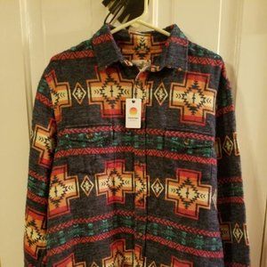 NWT Aztec Marine Layer Winslow Shacket (Navy)